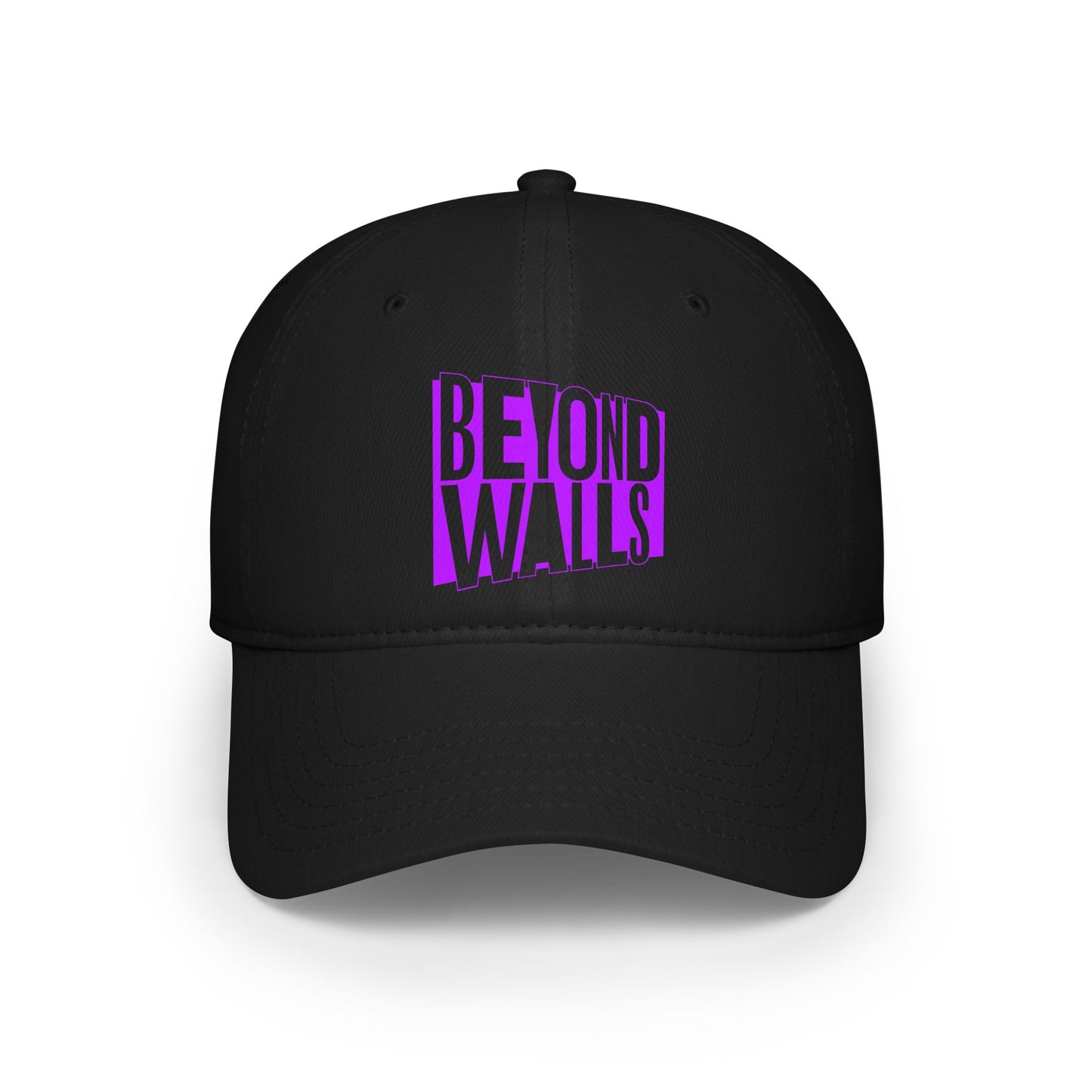 Low Profile Baseball Cap - Purple Logo