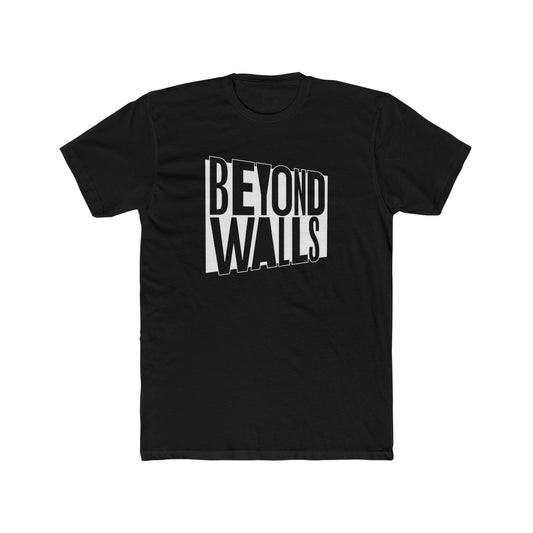 Premium BEYOND WALLS T-Shirt with WHITE Logo Design