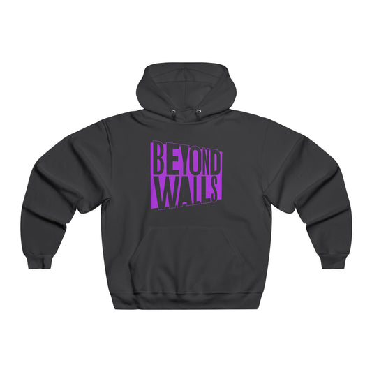 NUBLEND® BEYOND WALLS Hooded Sweatshirt with PURPLE Logo