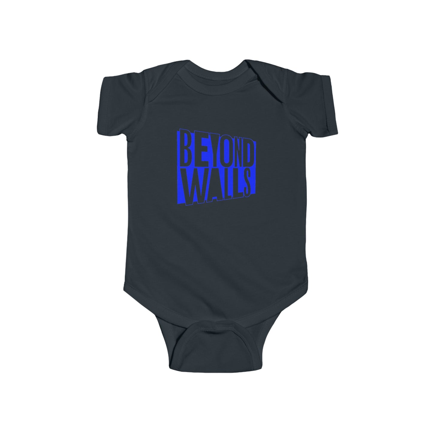 Infant Fine Jersey Bodysuit with BLUE Logo