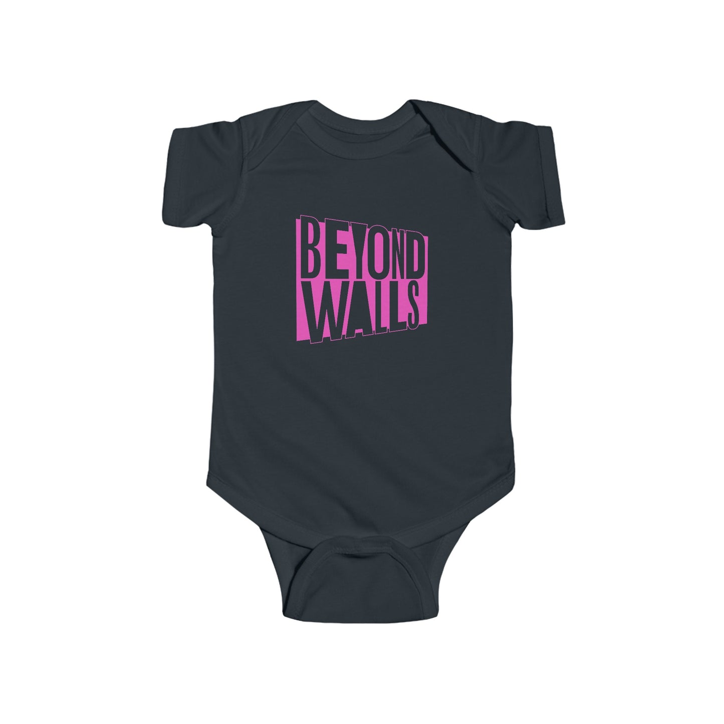 Infant Fine Jersey Bodysuit with PINK Logo