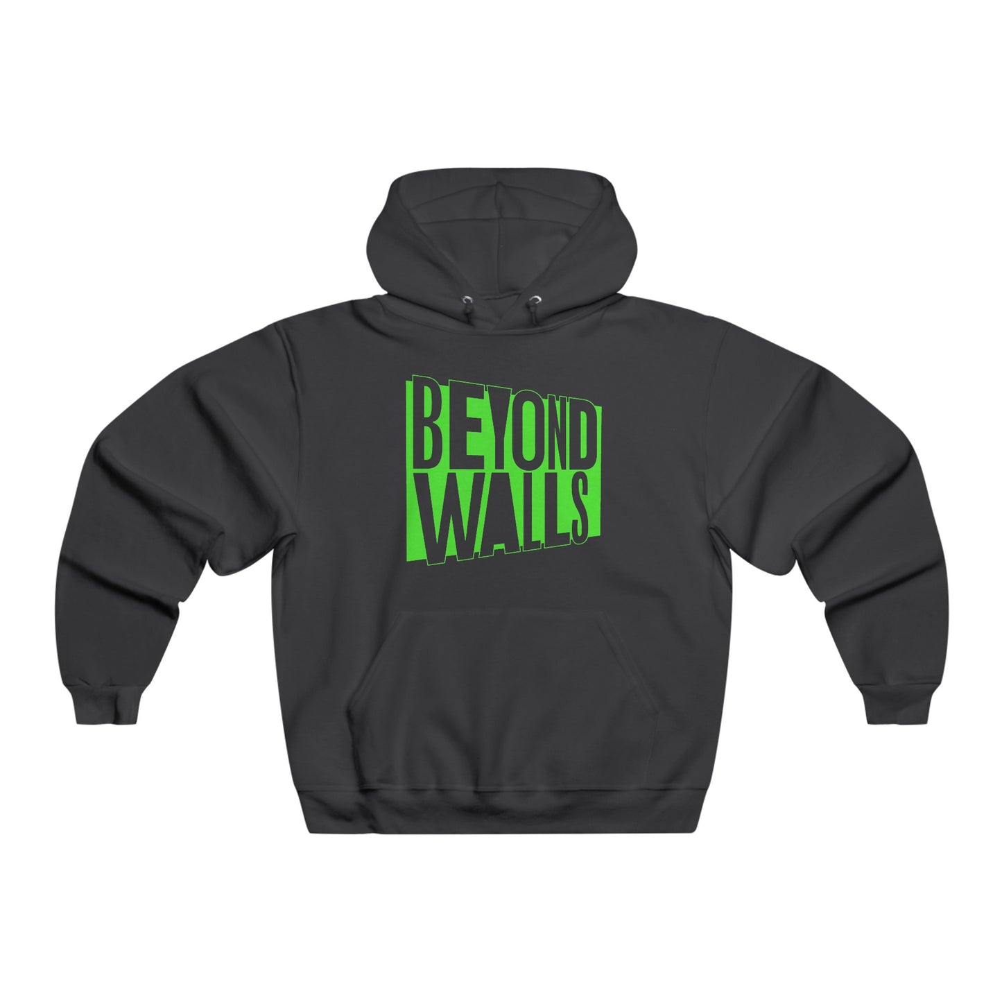 NUBLEND® BEYOND WALLS Hooded Sweatshirt with GREEN Logo