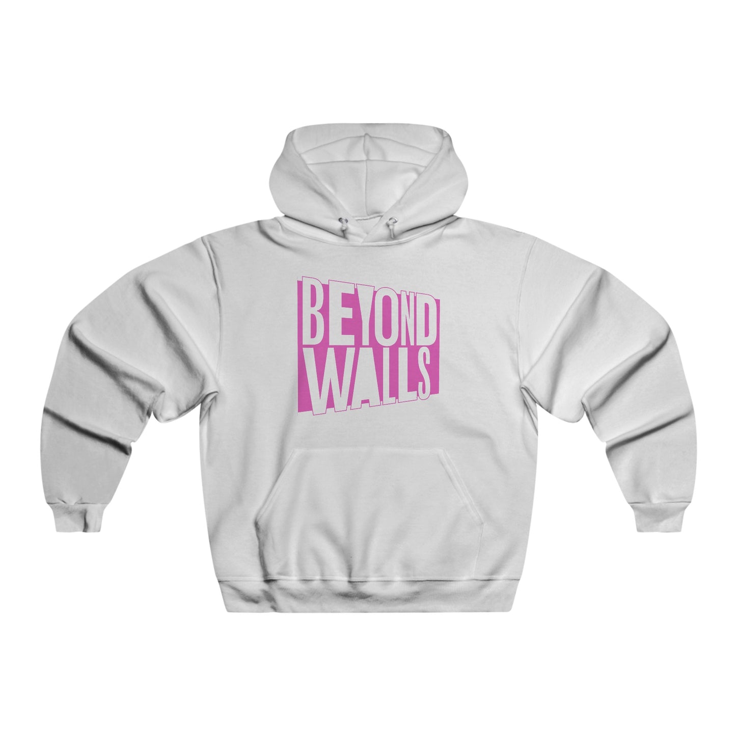 NUBLEND® BEYOND WALLS Hooded Sweatshirt with PINK Logo