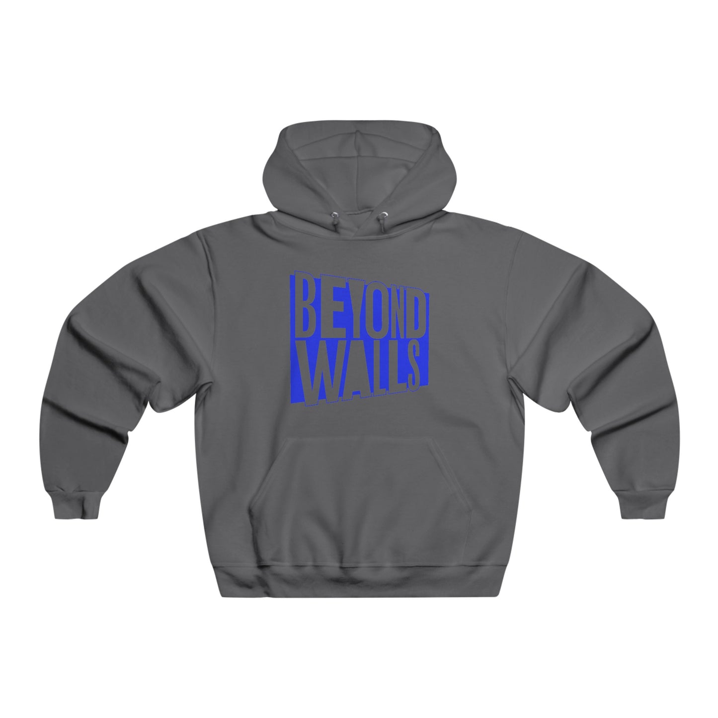 NUBLEND® BEYOND WALLS Hooded Sweatshirt with BLUE Logo