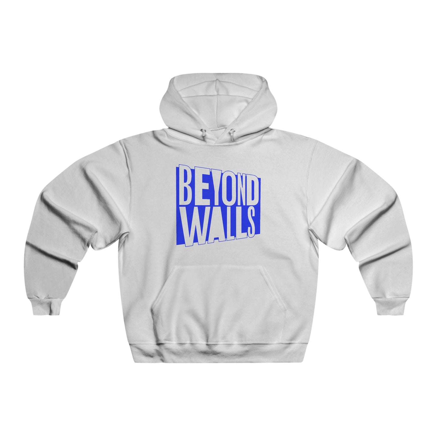 NUBLEND® BEYOND WALLS Hooded Sweatshirt with BLUE Logo