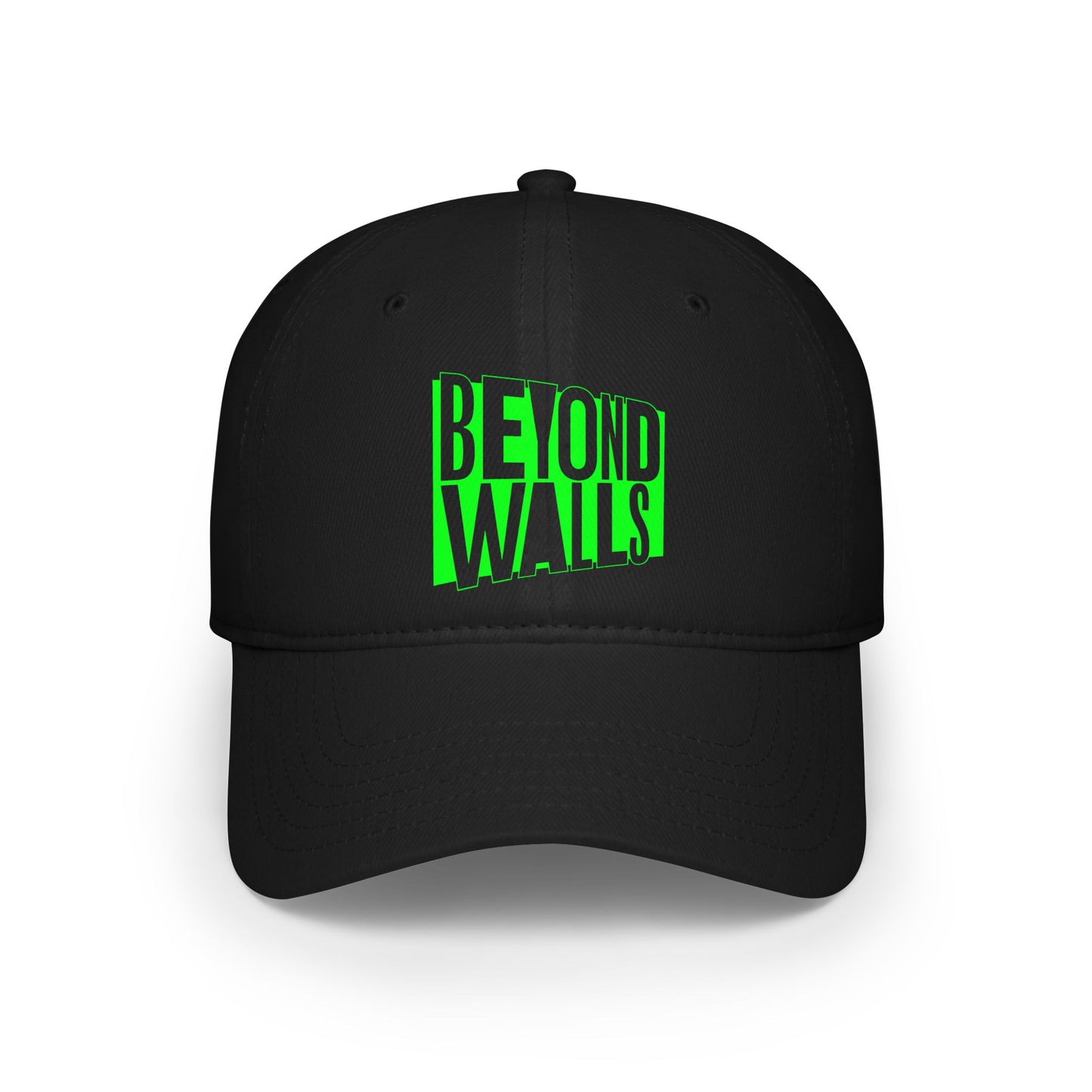 Low Profile Baseball Cap - Green Logo