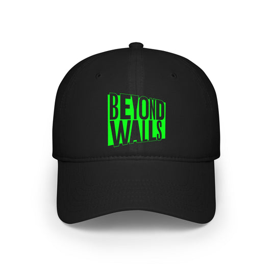 Low Profile Baseball Cap - Green Logo