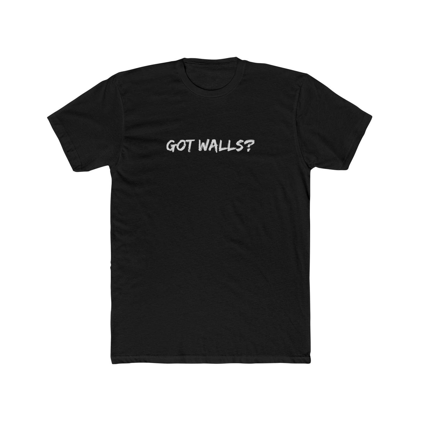 Got Walls? with Artists' Names - Men's Cotton Crew Tee