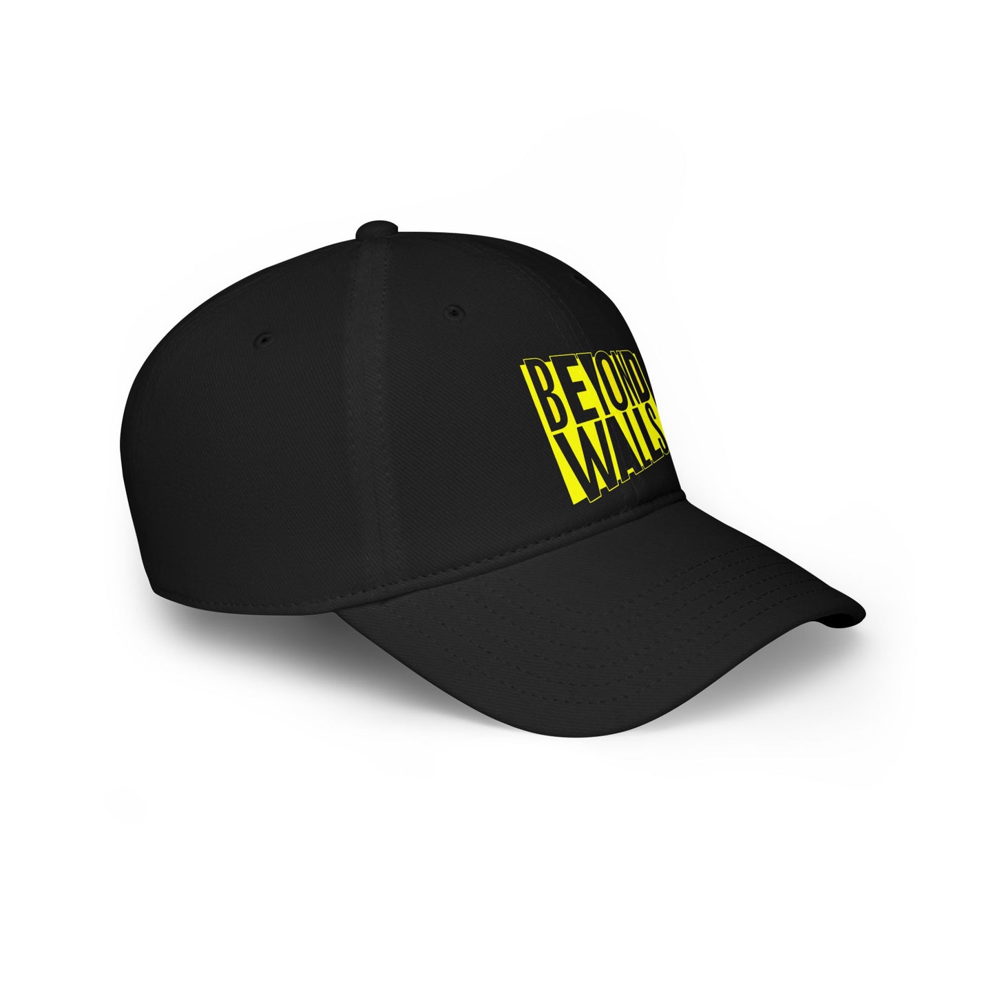 Low Profile Baseball Cap - Yellow Logo