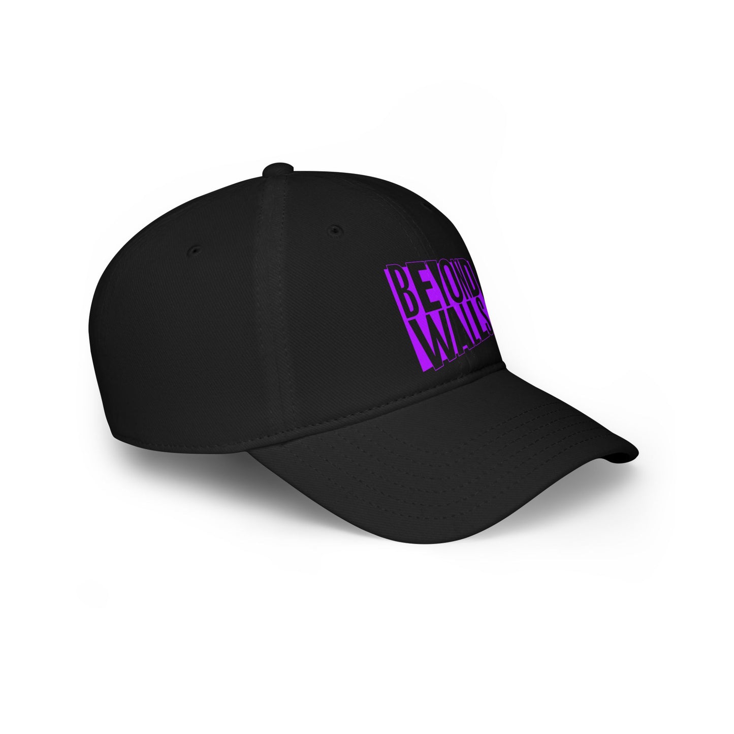 Low Profile Baseball Cap - Purple Logo