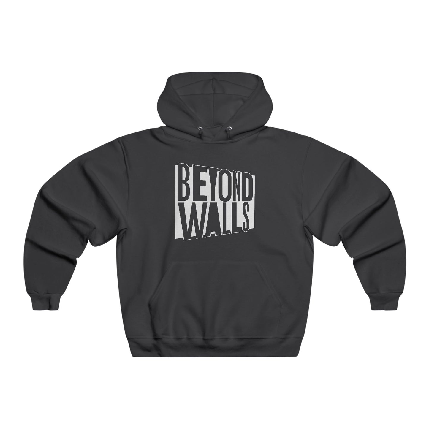 NUBLEND® BEYOND WALLS Hooded Sweatshirt with WHITE Logo
