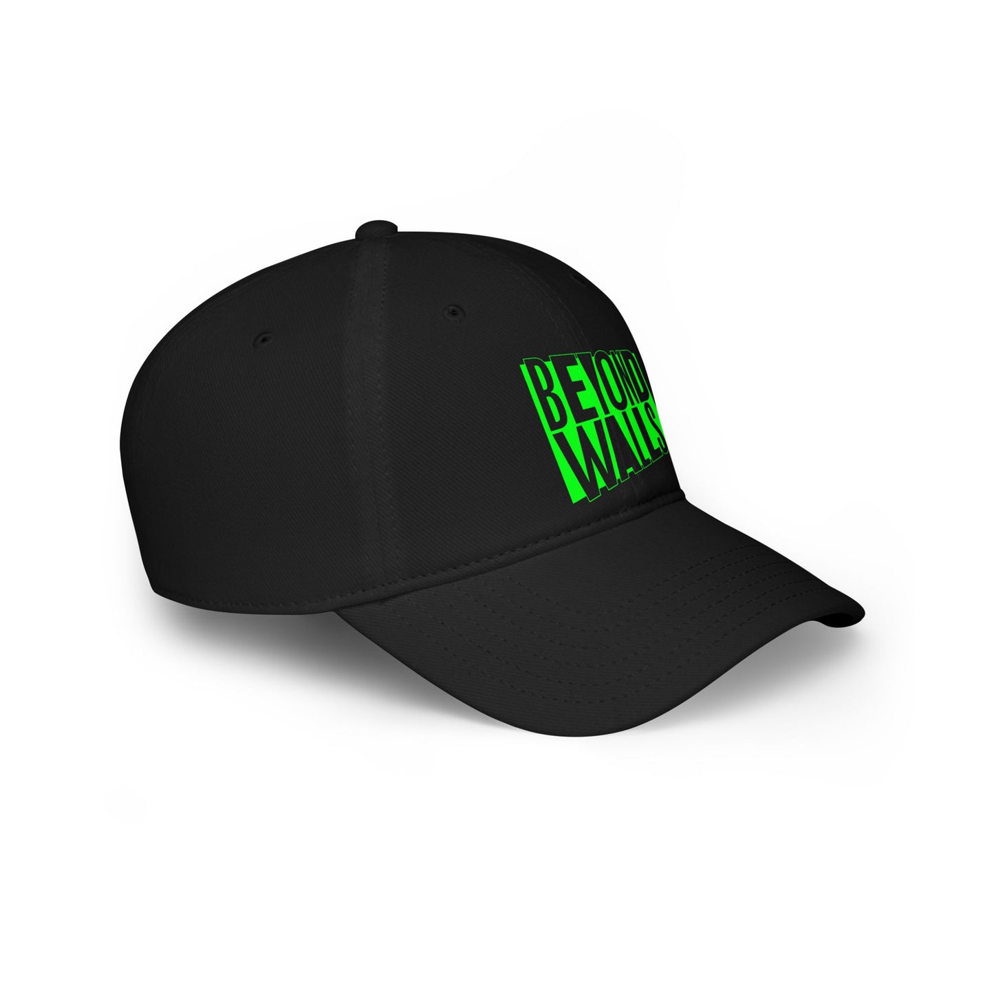 Low Profile Baseball Cap - Green Logo