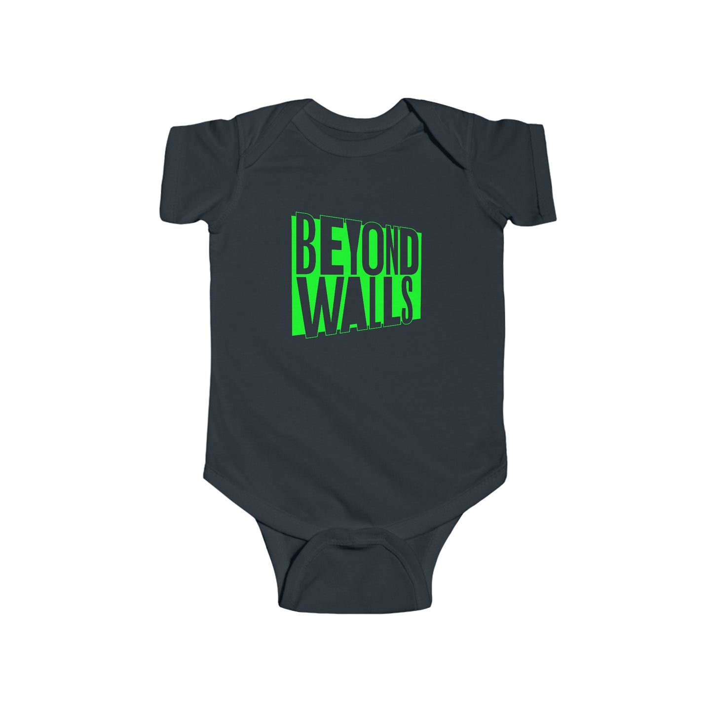 Infant Fine Jersey Bodysuit with GREEN Logo