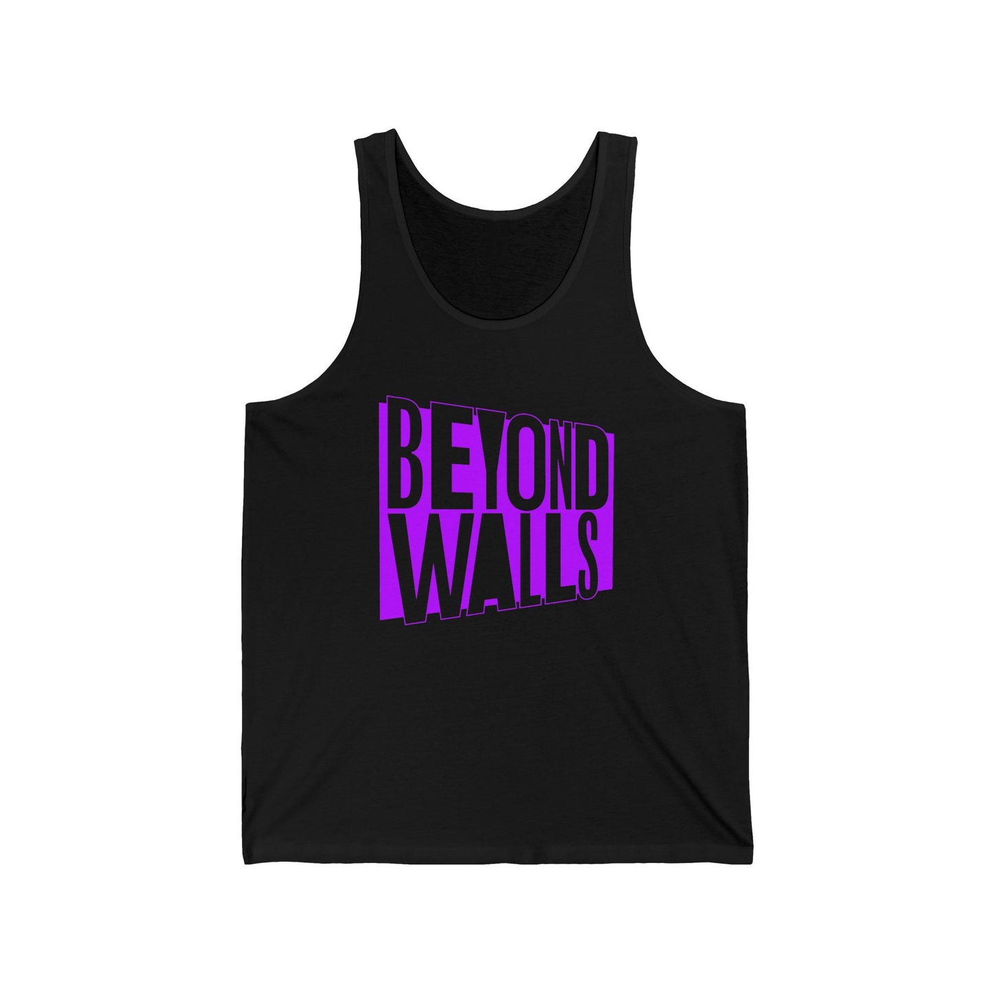 Unisex Jersey Tank - PURPLE logo