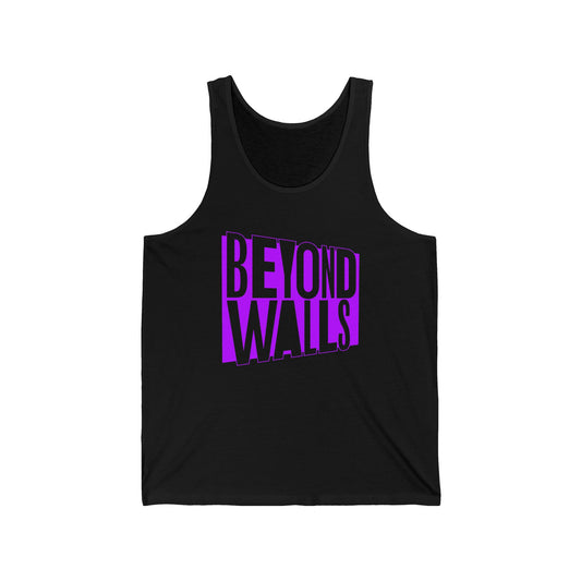 Unisex Jersey Tank - PURPLE logo