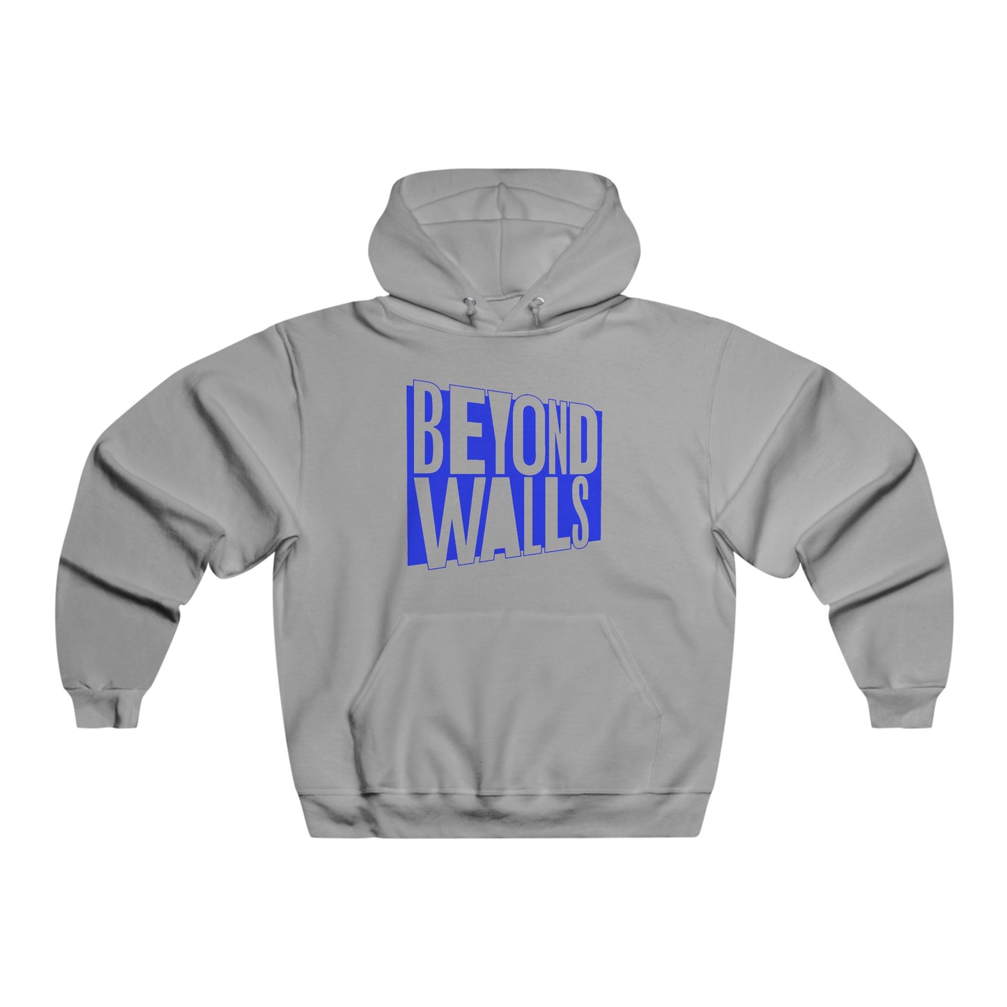 NUBLEND® BEYOND WALLS Hooded Sweatshirt with BLUE Logo