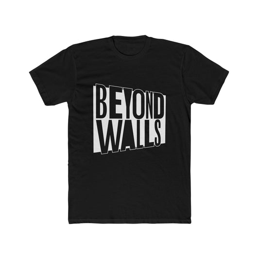 Beyond Walls Logo (Front) Artist Names (Back) Men's Cotton Crew Tee